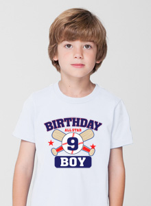 9th Birthday Baseball t-shirt