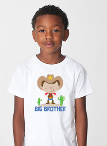 big brother t-shirt with cowboy