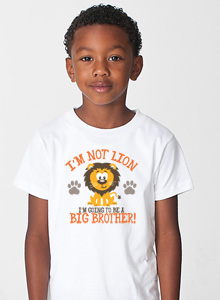 i'm not lion t shirts