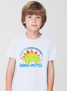 bigger brother dinosaur t-shirt