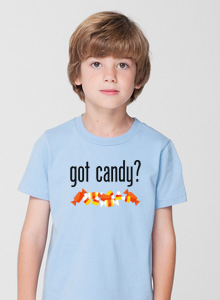 boys got candy t-shirt