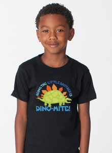 little brother dinoasaur t shirt