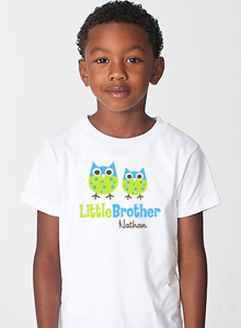 little brother owls t shirt