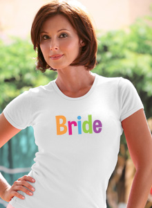 bride colors t-shirt