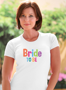 bride to be colors shirt