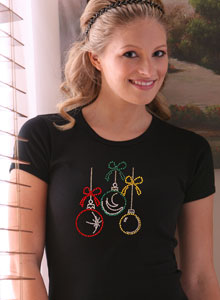 christmas ornaments t shirt