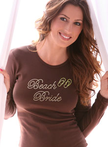 custom bride t shirt