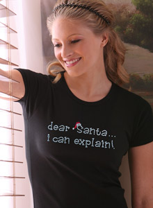 dear santa t shirt