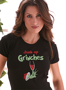 drink up grinches t-shirt