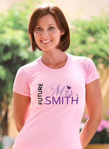 personalized future mrs t-shirt