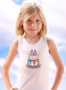 10th birthday cartoon cake t-shirt