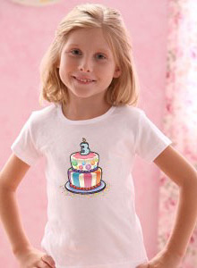 3rd birthday cartoon cake t-shirt