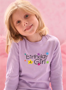 4th birthday stars t-shirt