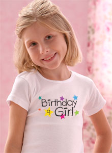 9th birthday stars t-shirt