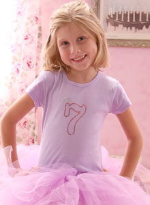 girls age rhinestone t shirt