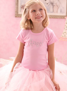 girls angel t shirts