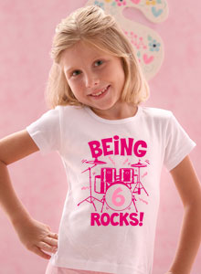 being 6 rocks t shirt