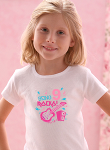 being nine rocks t shirt with drums
