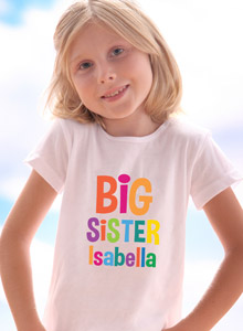 big sister colors t shirt