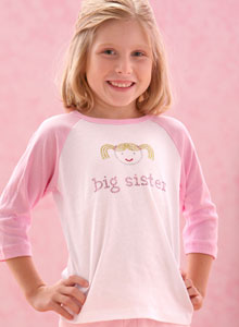 big sister face shirts