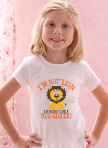 big sister i'm not lion t-shirt