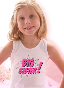 Reality Glitch Awesome Big Sister – T-shirt Per Bambine E Ragazze, 100% Cotone, Regalo Per Nuova Sorella Maggiore
