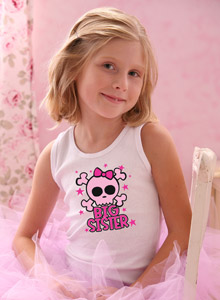 big sister skull t shirt