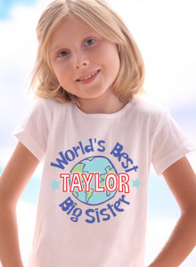 worlds best big sister t-shirt