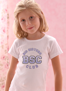 printed big sisters club t-shirt