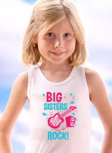 big sisters rock t-shirt