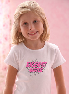 biggest sister POW! t-shirt
