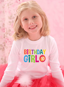 birthday girl colors t shirts