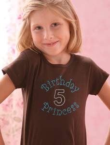 girls birthday princess t shirts