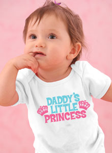 daddy's little princess t-shirt