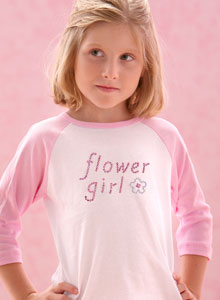 girls flower girl shirts