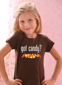 girls cot candy shirt