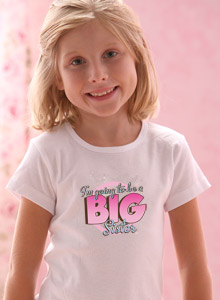 im going to be a big sister tshirt