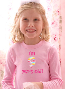 im nine years old shirt