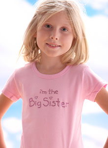 i'm the big sister t-shirt