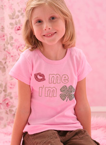 girls kiss me im irish t shirt