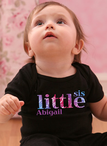 little sis pattern t-shirt