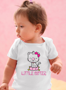 little sister cat t-shirt