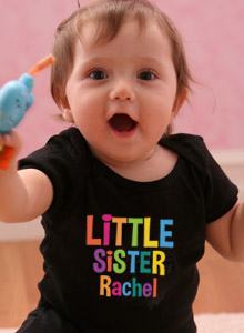 little sister colors t-shirt