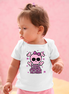 little sister skull t-shirt