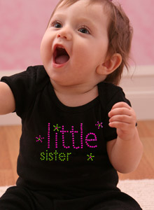 sparkling little sister shirt