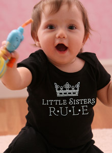 little sisters rule t-shirt