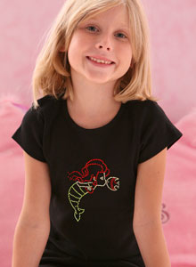 girls mermaid t-shirt