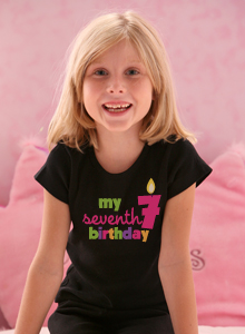 my 7th birthday t shirt