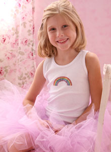 girls rainbow shirt