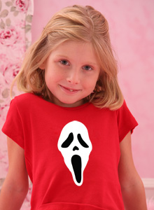 girls scream face t shirt